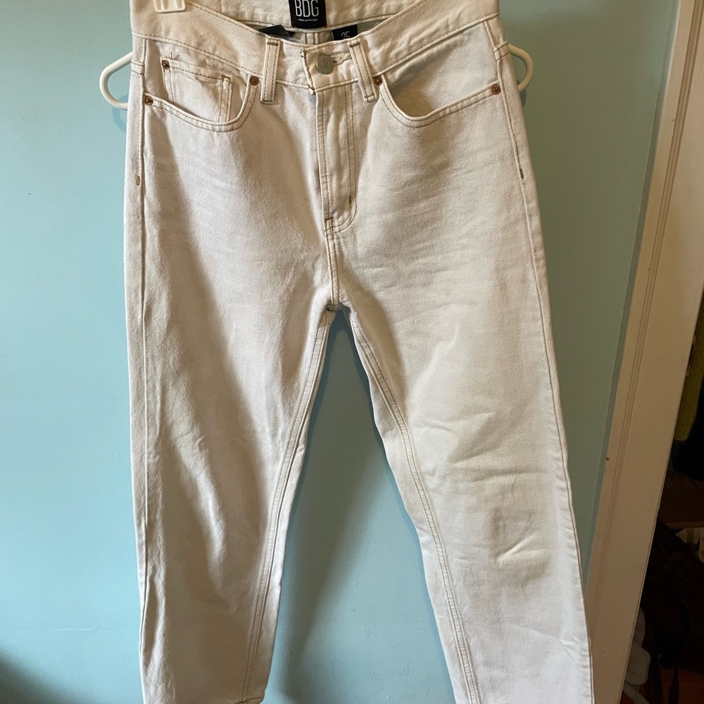 BDG Women's Off-White Boot Cut Jeans